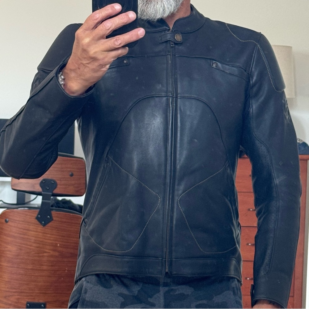Pagnol Jacket - Size M - Leather Motorcycle Jacket w/ CE L2 Armor
